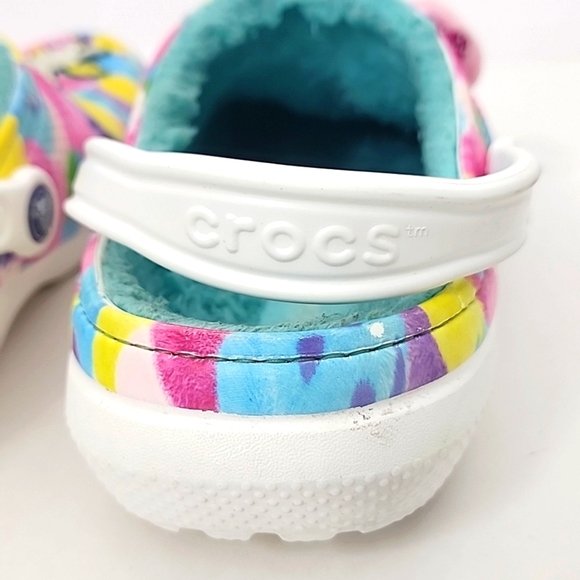 DISNEY x  CROCS - Pixar Unicorn Fluffy Festival - Fleece Size M10 W12 - Picture 5 of 13